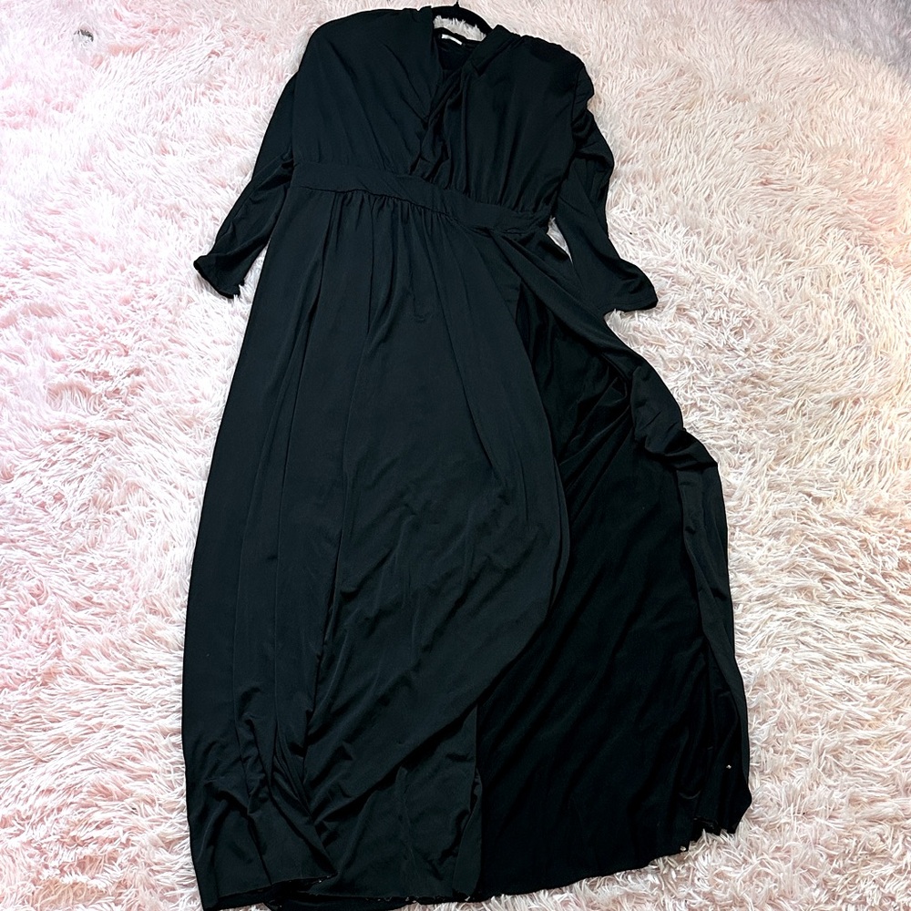 Fashion Nova Black Long Sleeve Dress